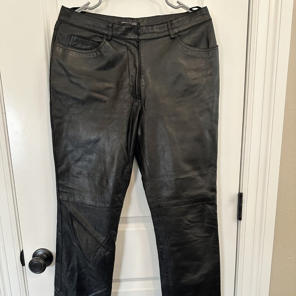 Kenneth Cole real leather pants
